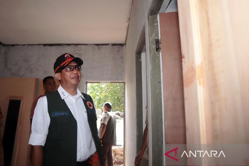 Pembangunan 38 rumah tahan gempa di Bogor capai 50 persen