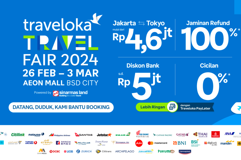 Traveloka Travel Fair 2024 segera digelar, cek lokasi dan promonya