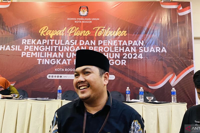 Rekapitulasi penghitungan suara Pemilu di Kota Bogor rampung