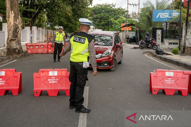 Pengamanan rapat pleno rekapitulasi suara tingkat provinsi