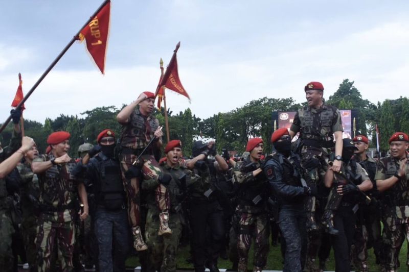 Brigjen Djon Afriandi resmi menjabat sebagai Danjen Kopassus