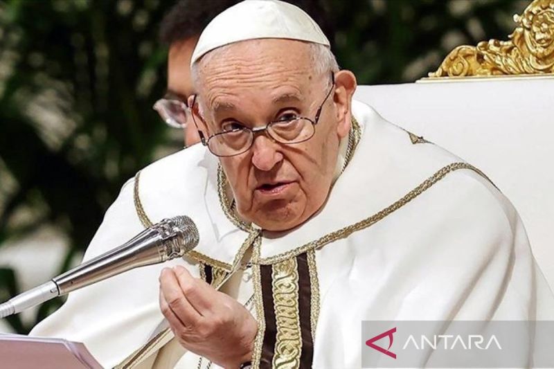 Paus Fransiskus akan berkunjung ke Indonesia pada 3 September 2024