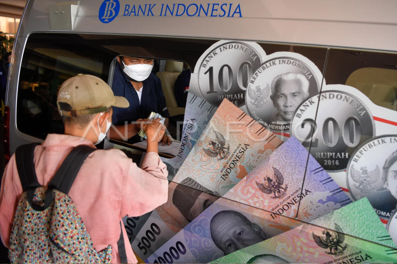 Pelayanan penukaran uang rupiah pecahan kecil