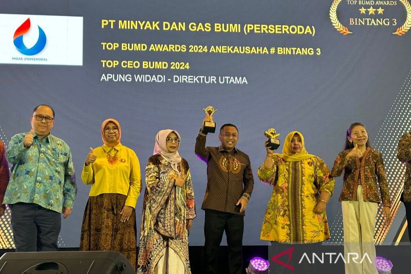 PT Migas Bekasi meraih Top BUMD Awards 2024