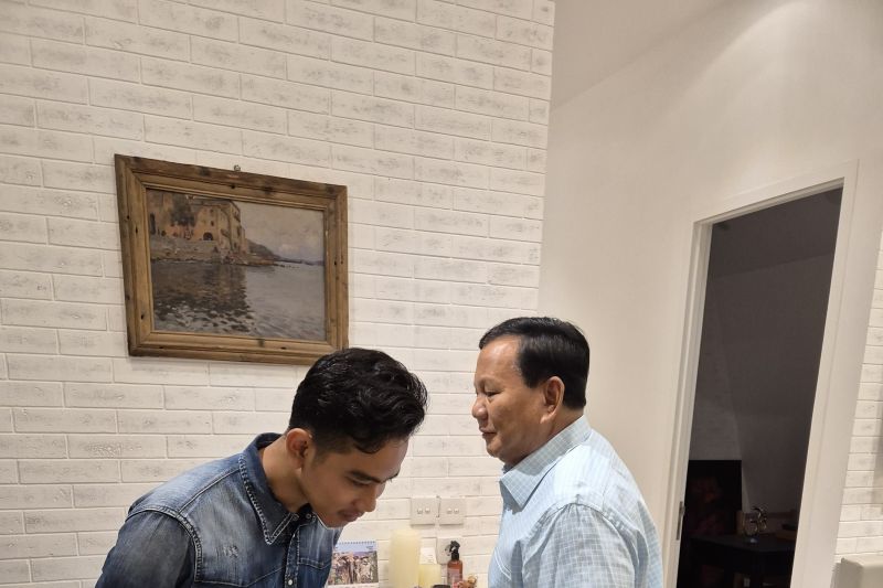 Gibran bertemu Prabowo pada perayaan hari ulang tahun putranya Didit