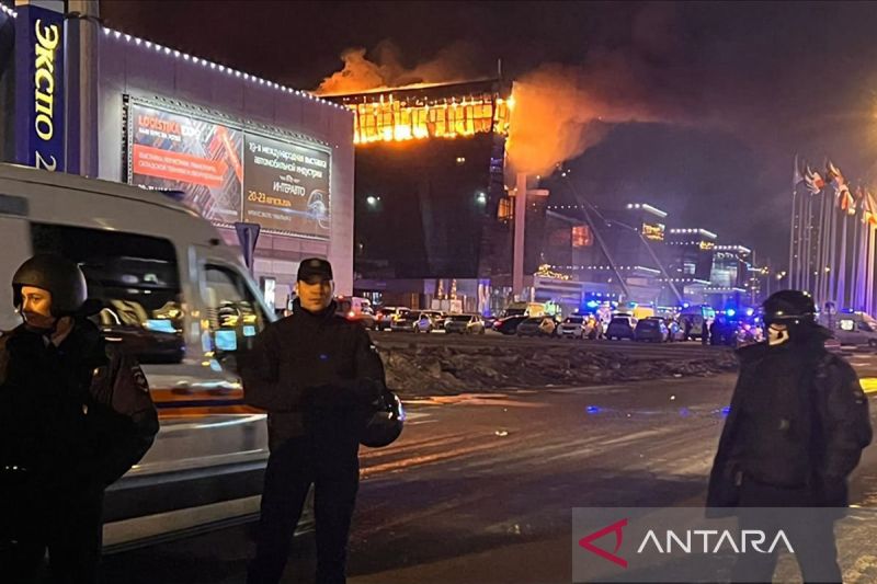 RI kecam serangan teroris di gedung konser Moskow Rusia