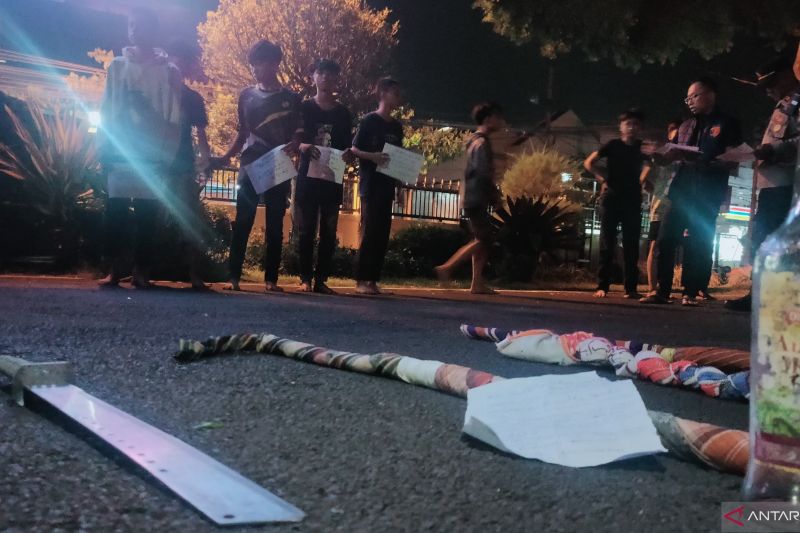 10 remaja diamankan Polres Cianjur diduga hendak perang sarung