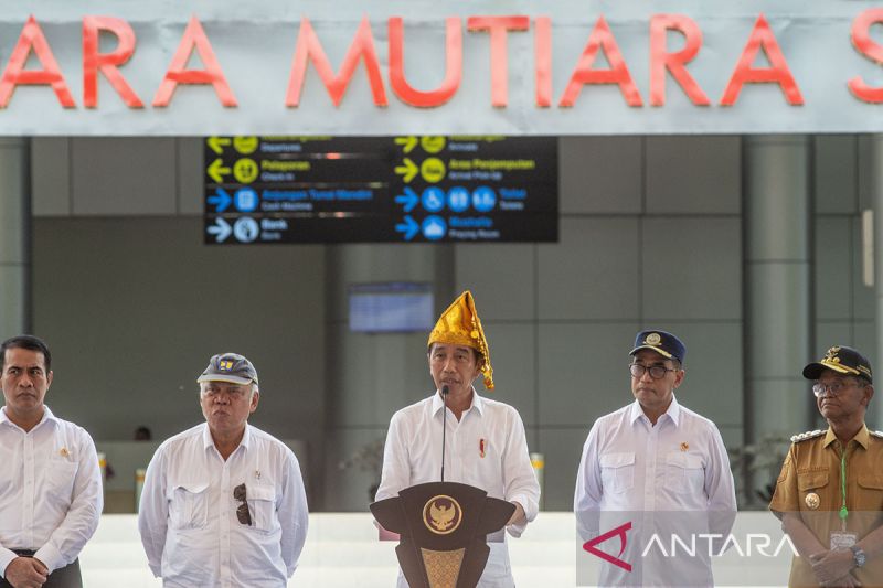 Presiden RI resmikan empat bandara di Sulawesi