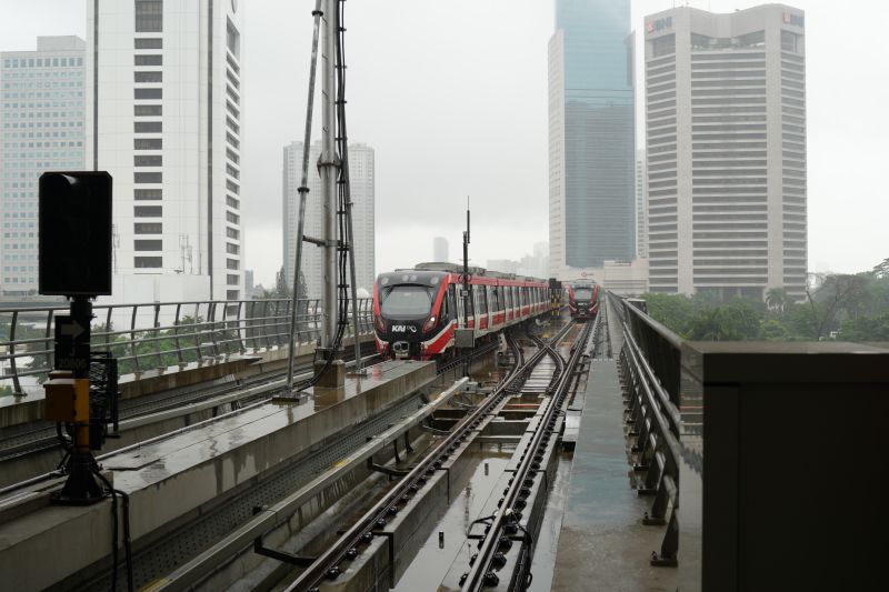 KAI kembali mengoperasikan 308 perjalanan LRT Jabodebek mulai April