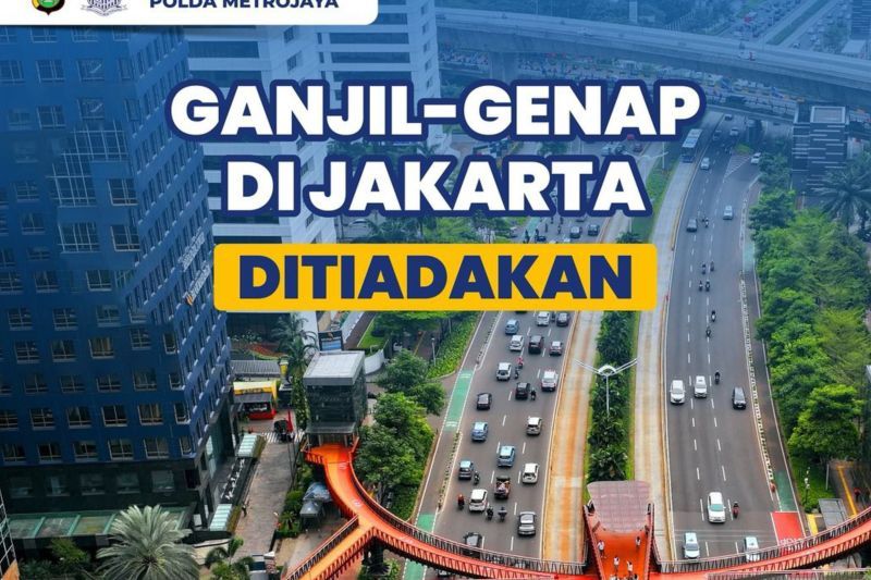 Pemprov DKl tiadakan aturan ganjil-genap selama libur Lebaran 1445H