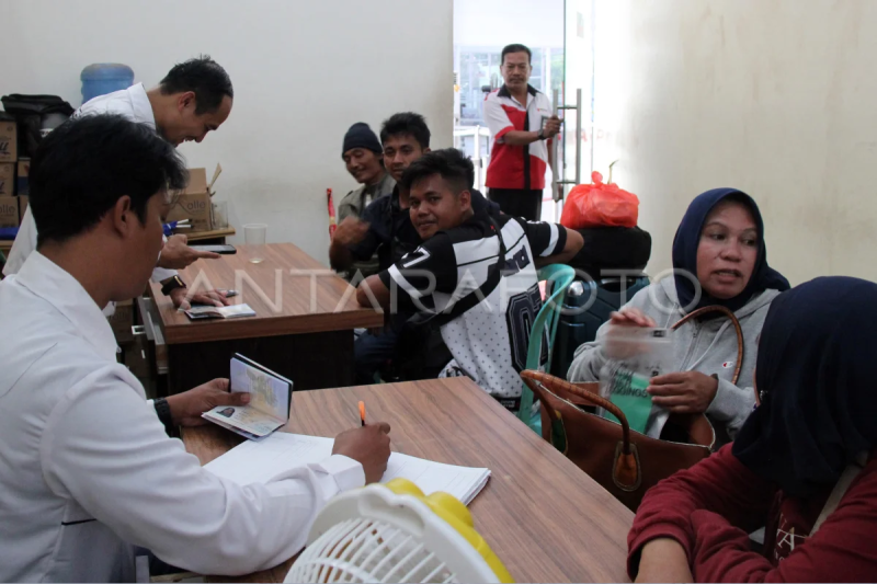 Pendataan pekerja migran mudik di Dumai