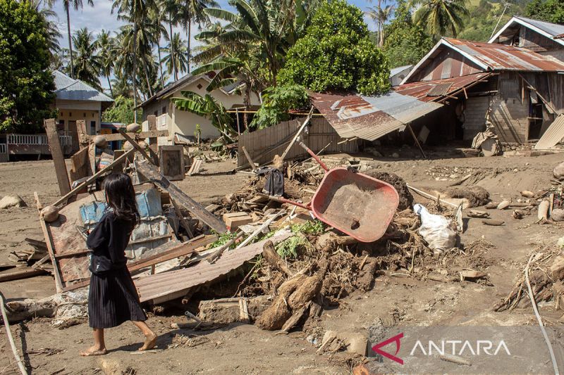 Penanganan pascabanjir bandang di dua desa di Sigi 