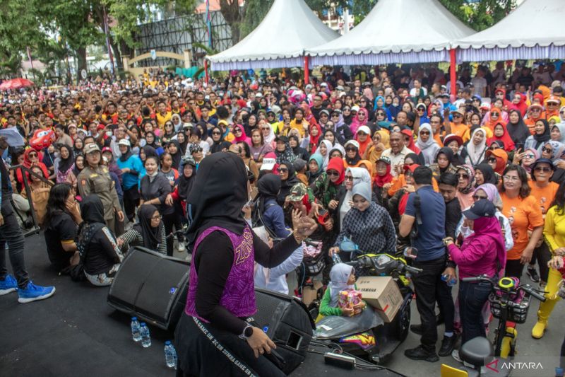 Warga tumplek di SIlaturahmi Rakyat Sulteng