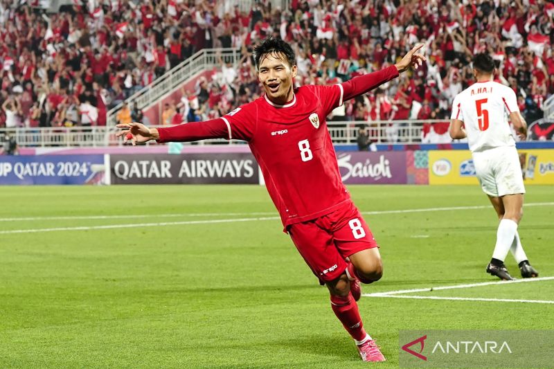 Piala Asia U-23: Indonesia taklukan Yordania 4-1