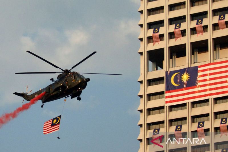 Malaysia tutup sementara ruang udara saat "flypast" hari kemerdekaan
