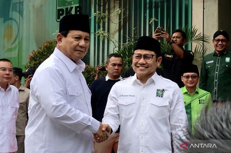 Prabowo sambangi Kantor PKB beberapa jam setelah penetapan KPU