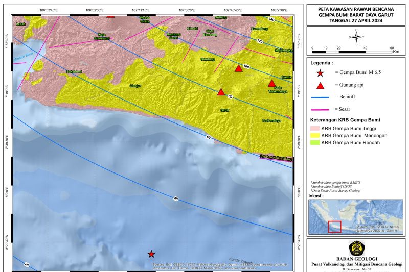 Badan Geologi paparkan analisis gempa bumi di Kabupaten Garut