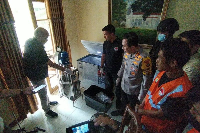 Polisi dalami kasus produksi narkoba di kawasan perumahan Sentul Bogor