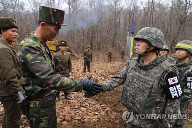 Korut diduga pasang ranjau di jalan dalam zona demilitarisasi Korea