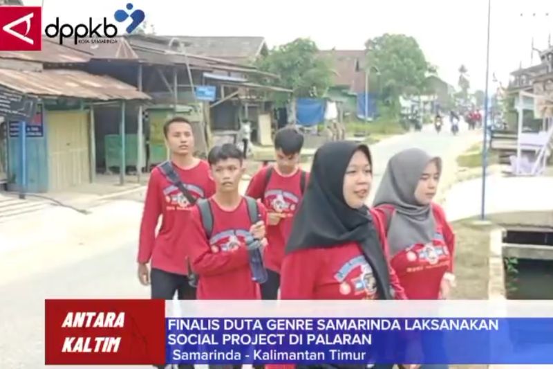 Finalis Duta GenRe Samarinda laksanakan Social Project di Palaran