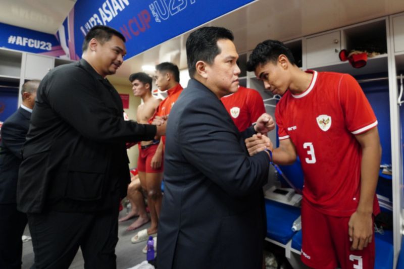 Erick Thohir ajak masyarakat doakan Garuda Mudah lolos ke Olimpiade