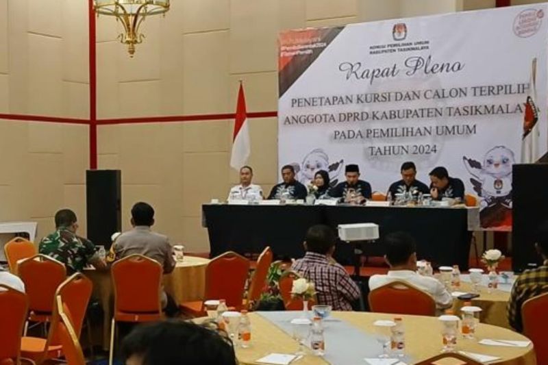 KPU Kabupaten Tasikmalaya tetapkan 50 anggota legislatif Pemilu 2024