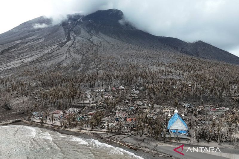 Desa terdampak erupsi Gunung Ruang paling parah