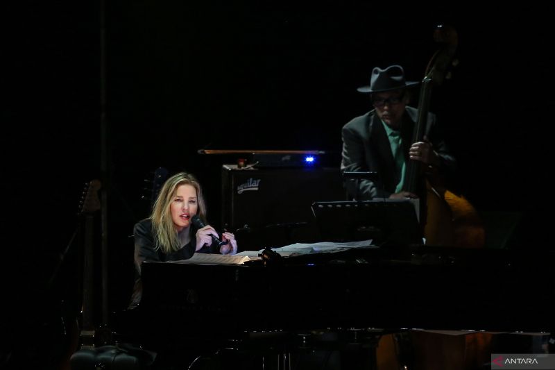 Diana Krall hadirkan nostalgia dengan suguhkan lagu-lagu  jazz legendaris