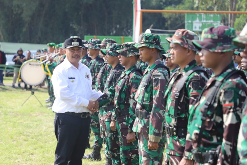 TNI bangun jalan untuk percepat akses masyarakat di pelosok Garut