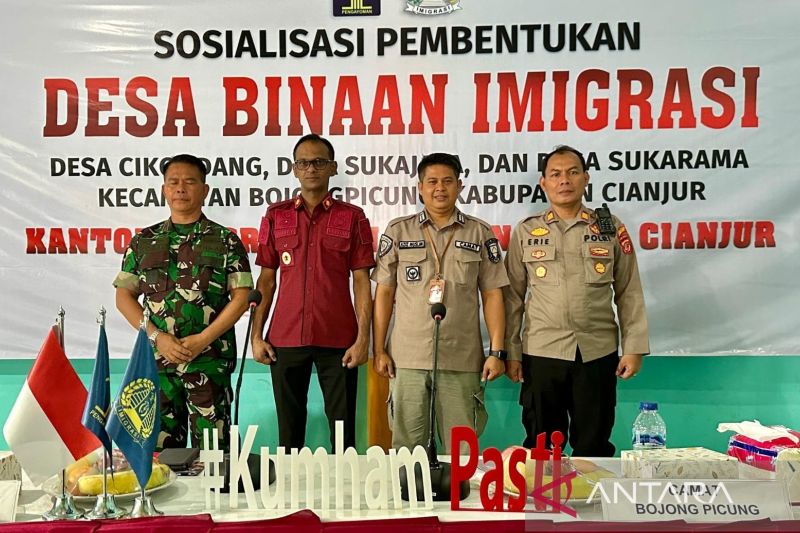 Imigrasi Cianjur sosialisasi pembentukan desa binaan