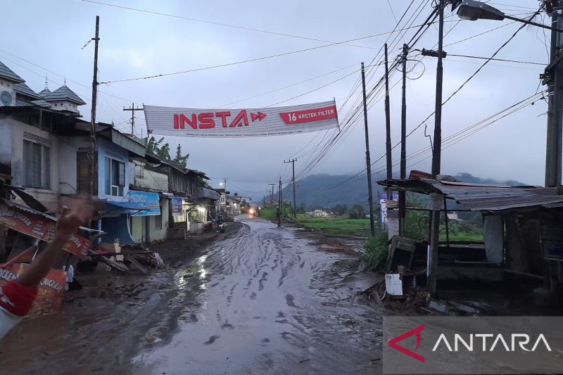 Dampak Galodo dari Gunung Singgalang