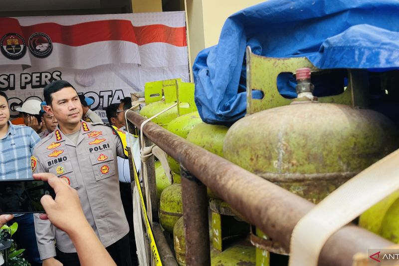 Polresta Bogor bongkar praktik pengoplosan gas LPG subsidi
