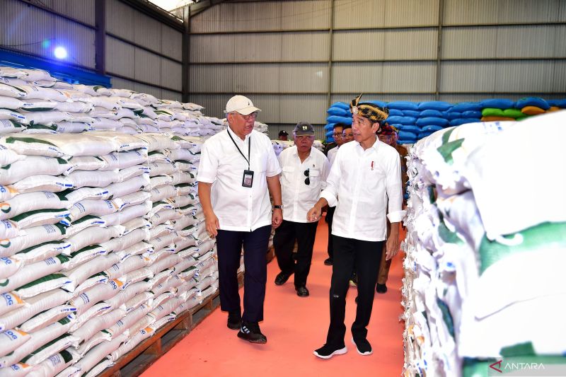 Presiden sebut impor beras tak sampai 5 persen kebutuhan nasional