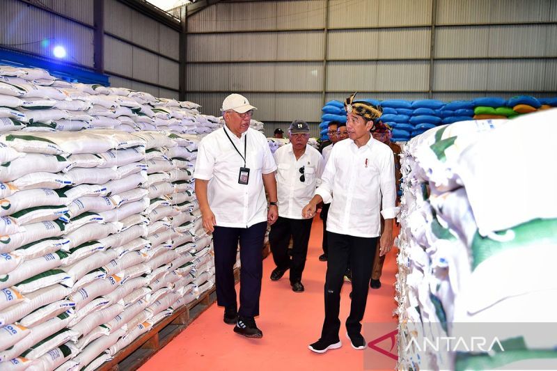 Presiden sebut impor beras tak sampai 5 persen kebutuhan nasional