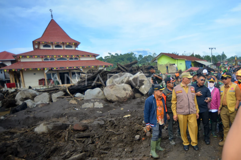 Peninjauan Kepala BNPB ke lokasi banjir bandang