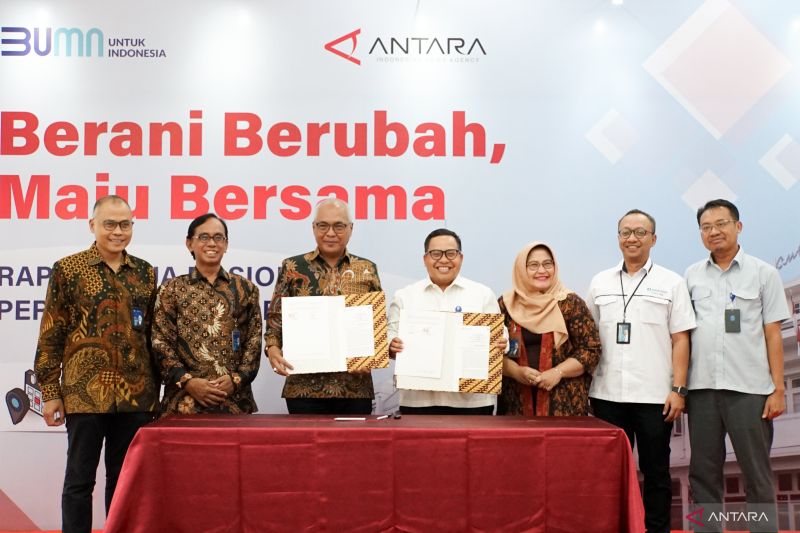 LKBN ANTARA dan Jamkrindo tanda tangani MoU kerja sama penjaminan