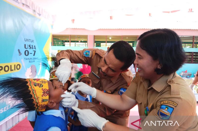 Mimika Well being Workplace: 8,338 youngsters acquired polio vaccine – ANTARA Information Papua