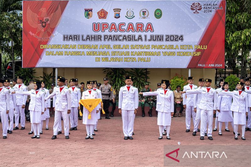 Upacara Peringatan Hari Lahir Pancasila di Palu