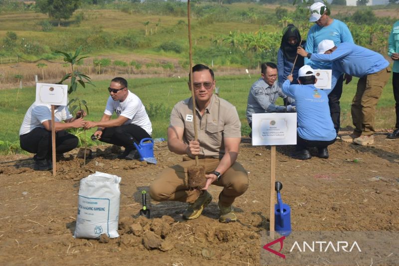 Menteri AHY pimpin menanam 100.000 pohon peringati Hari Lingkungan Hidup