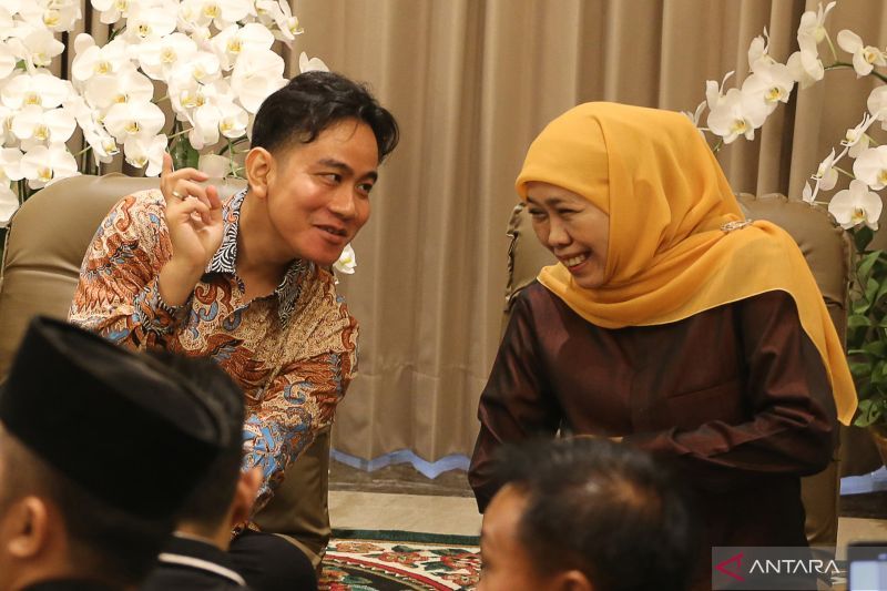 Wapres terpilih Gibran bertemu Khofifah di Surabaya