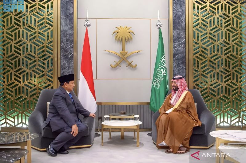 Prabowo melawat ke Arab Saudi bertemu Putra Mahkota MBS setelah dari Jordania