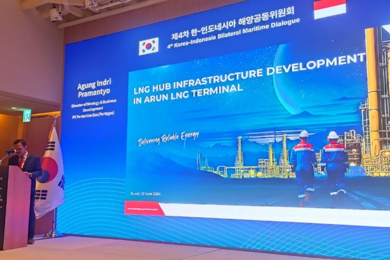 Pertagas jajaki kerja sama LNG Hub Terminal Arun dengan Korea Selatan ...