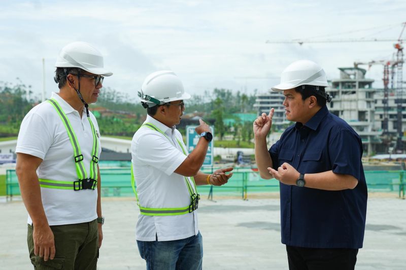 Ekonomi kemarin, penuntasan fasilitas HUT di IKN hingga pemajuan infrastruktur