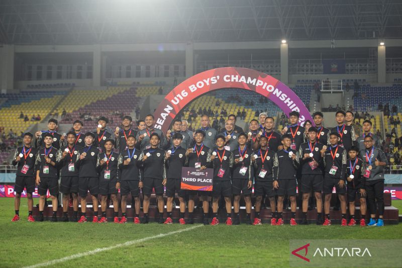 Final AFF U-16: Timnas Indonesia juara ketiga