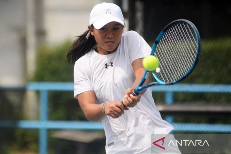 Anjali sukses cetak skor untuk Jawa Barat pada tenis beregu putri PON Aceh-Sumut