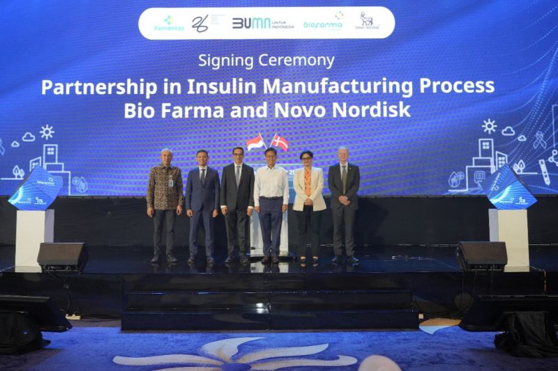 Bio Farma dan Novo Nordisk jalin kemitraan untuk produksi obat diabetes