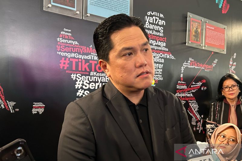 Menteri Erick Thohir sebut RI sudah jadi negara ekonomi besar