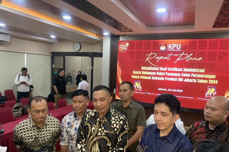 Dharma Pongrekun lolos verifikasi administrasi Pilgub DKI Jakarta