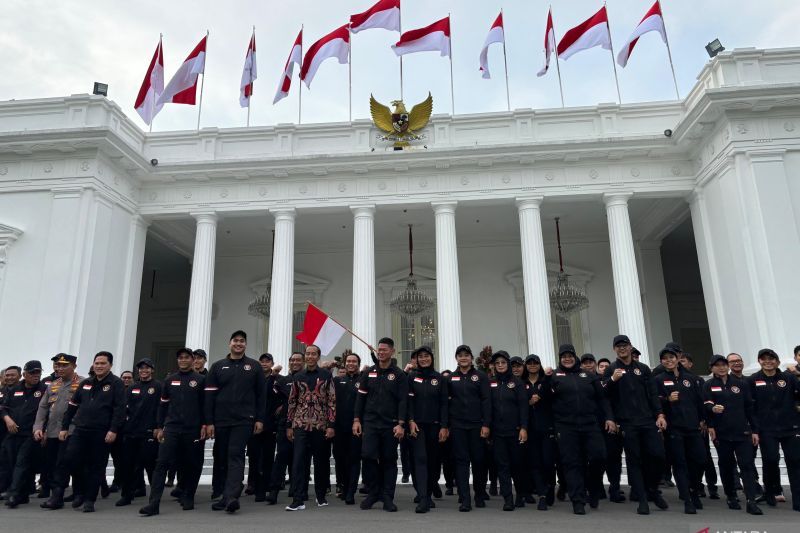 Presiden Joko Widodo minta atlet Indonesia kibarkan Merah Putih di Olimpiade Paris