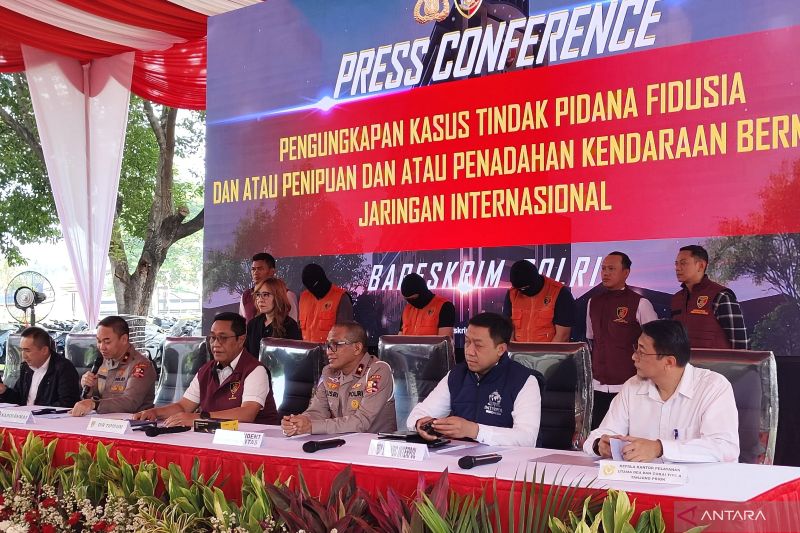 Polri tangkap tujuh tersangka penggelapan kendaraan jaringan internasional